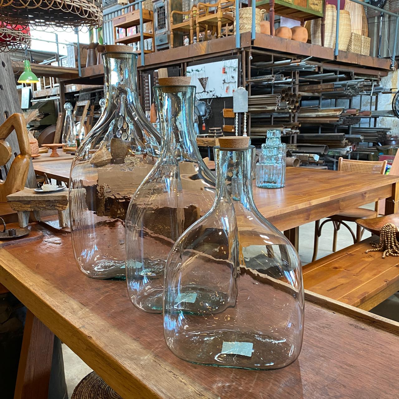 Garrafões de Vidro com Rolha