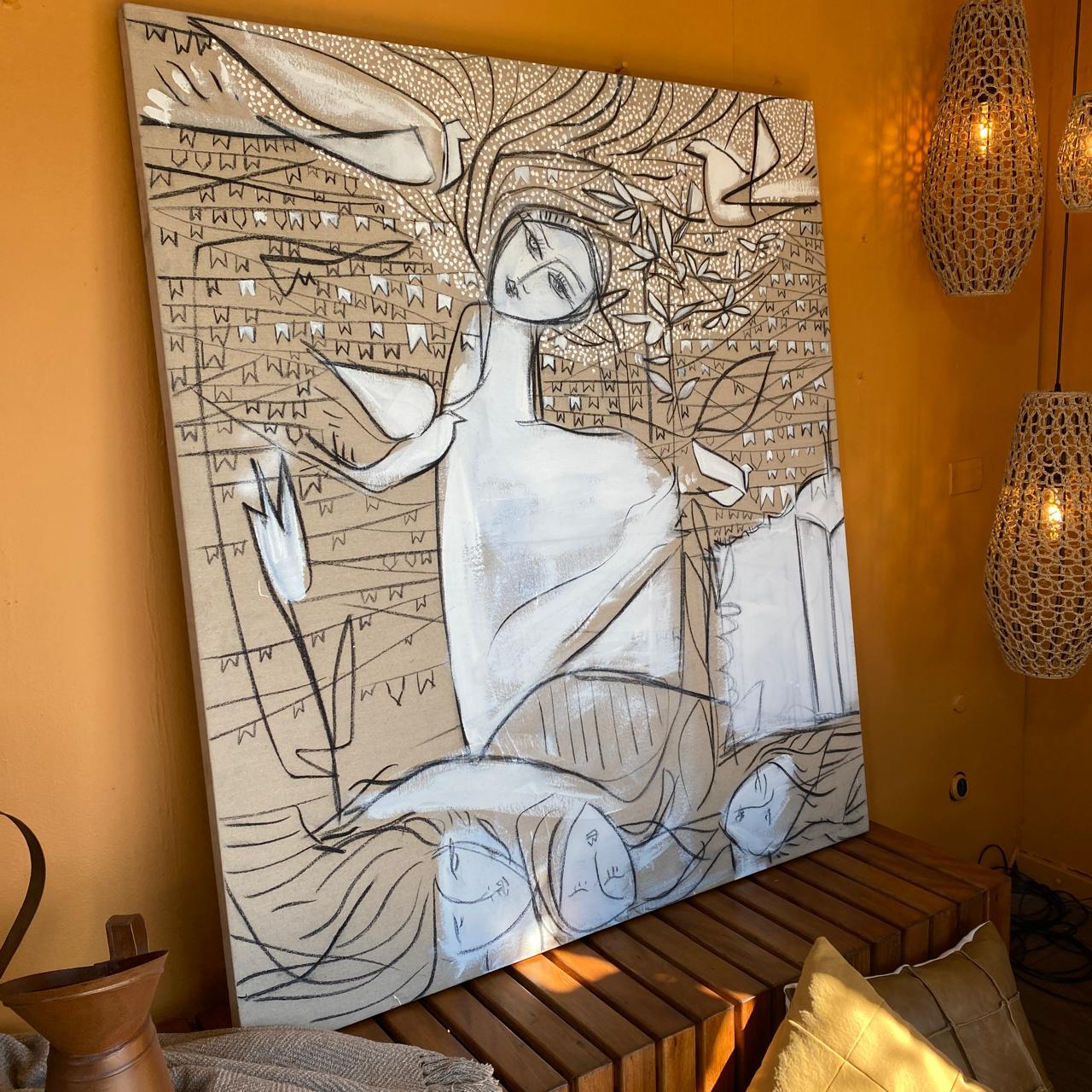 Obra de Arte em Tela